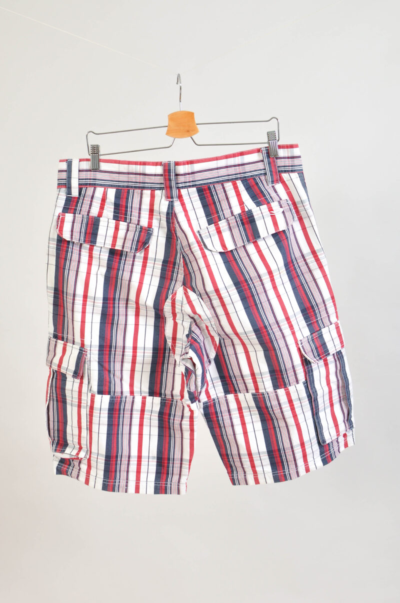 Vintage 00s Checkered Cargo Shorts by Five Seasons | Size L - Image 5