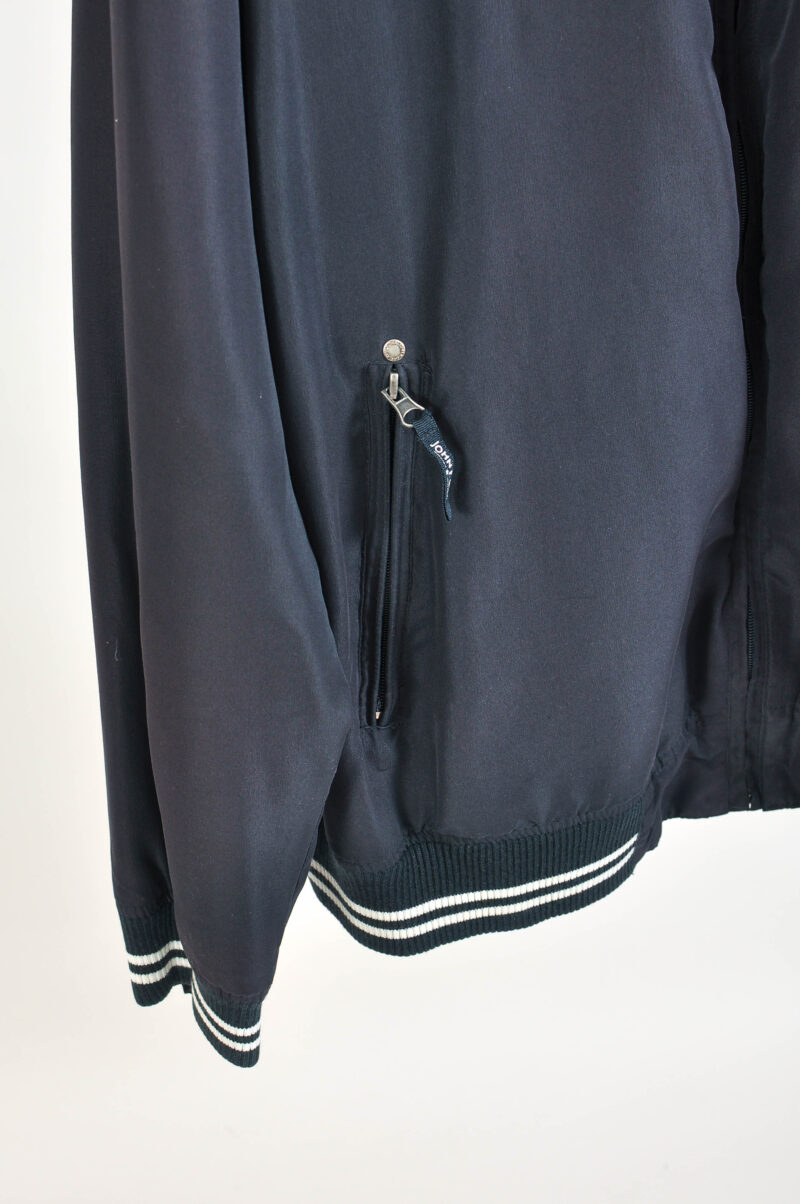 Vintage 00s Black Bomber Jacket | John F. Gee | 3XL–4XL Fit - Image 3