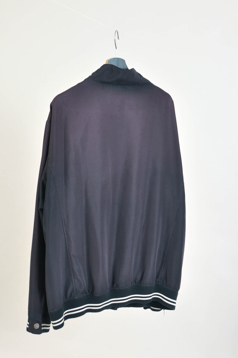 Vintage 00s Black Bomber Jacket | John F. Gee | 3XL–4XL Fit - Image 5