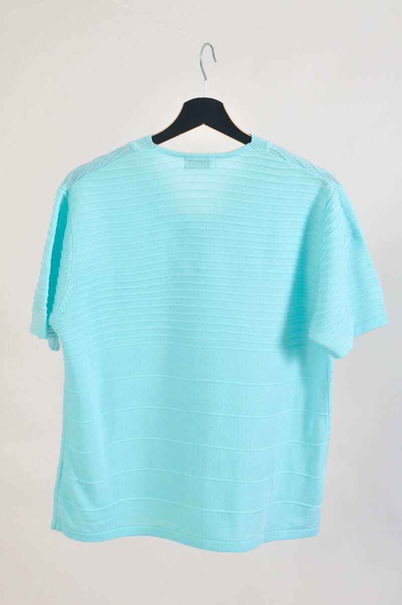 Vintage 90s Baby Blue Top by Fair Lady | Size 42/44 - Image 5