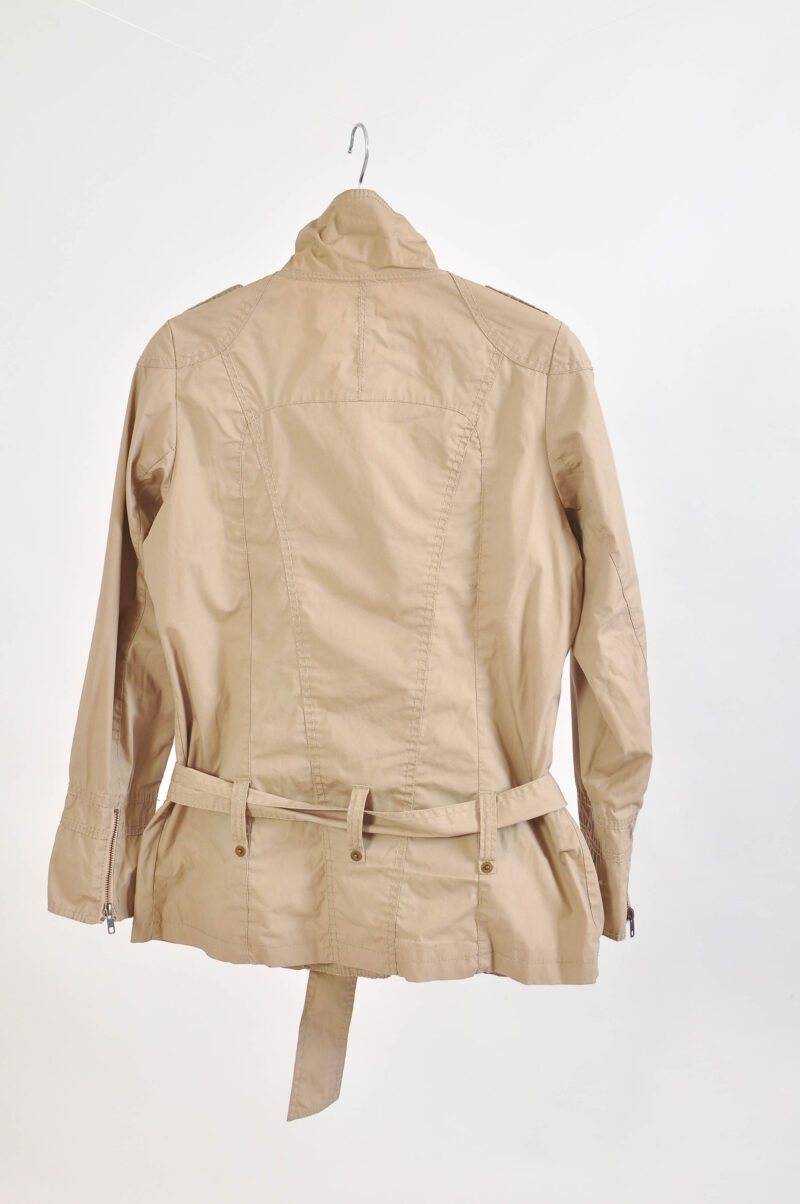 Vintage 00s Rain Trench Coat by Marks & Spencer – Size 12 - Image 4