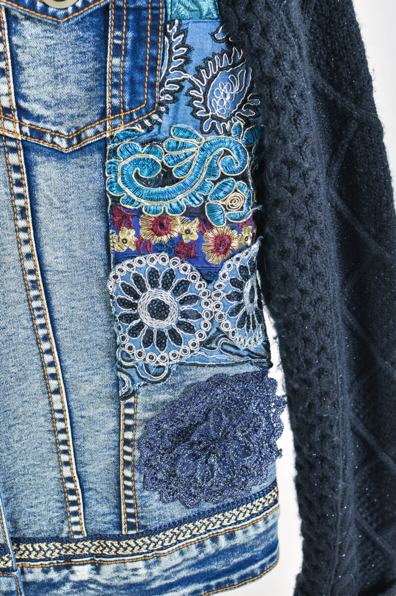 Vintage 00s Desigual Denim Jacket – Size 40 – Y2K Style - Image 3
