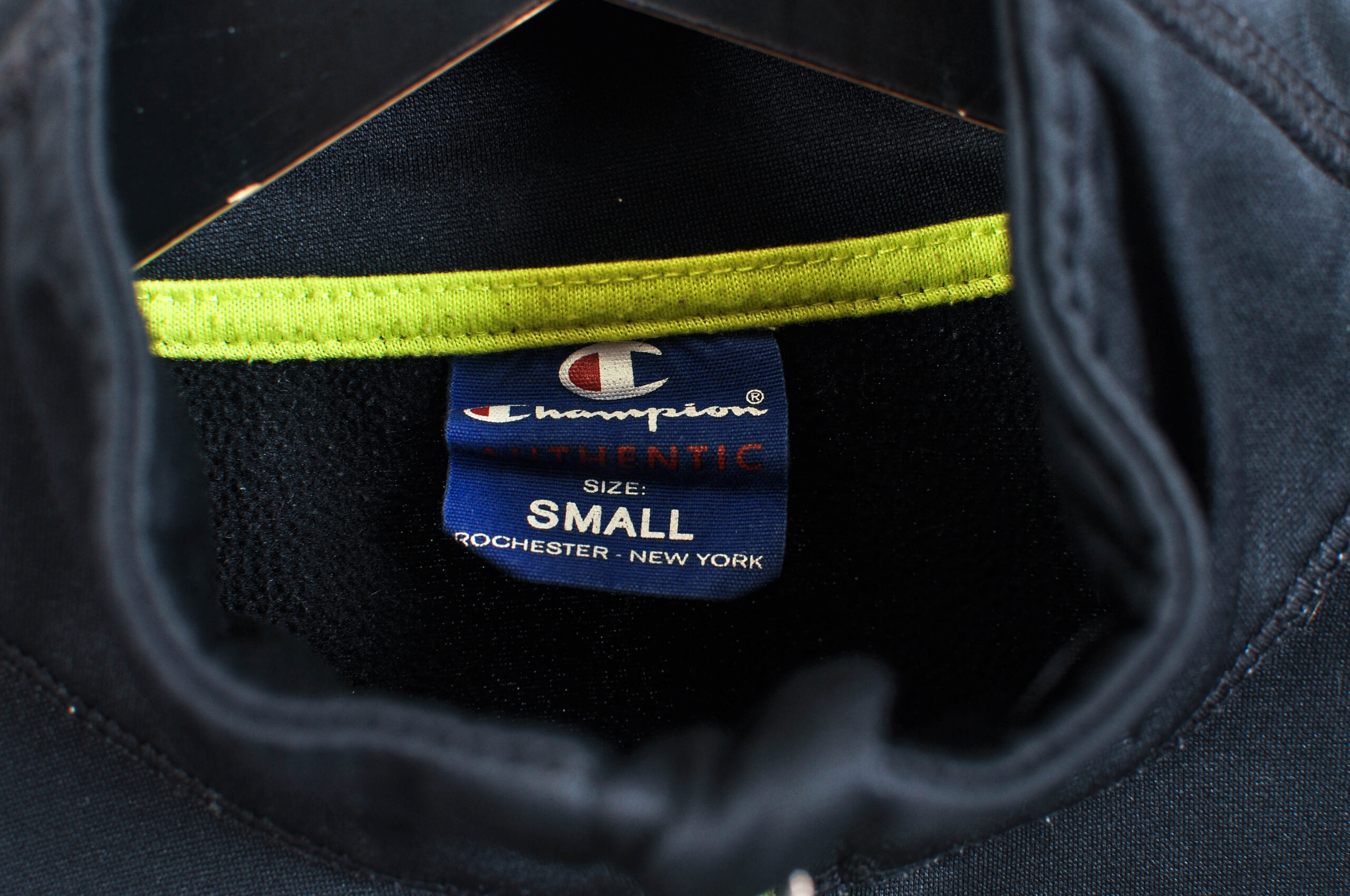 Vintage 00s Champion 1/4 Zip Track Sweatshirt | Size S - Image 4