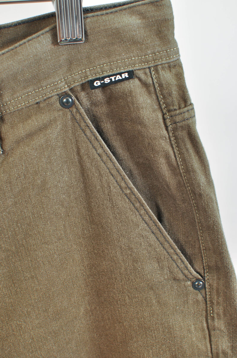 Vintage 00s G-Star Khaki Jeans Size 34/32 –  Y2K Streetwear - Image 3