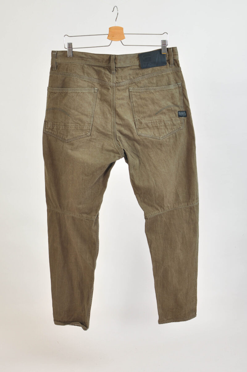 Vintage 00s G-Star Khaki Jeans Size 34/32 –  Y2K Streetwear - Image 5