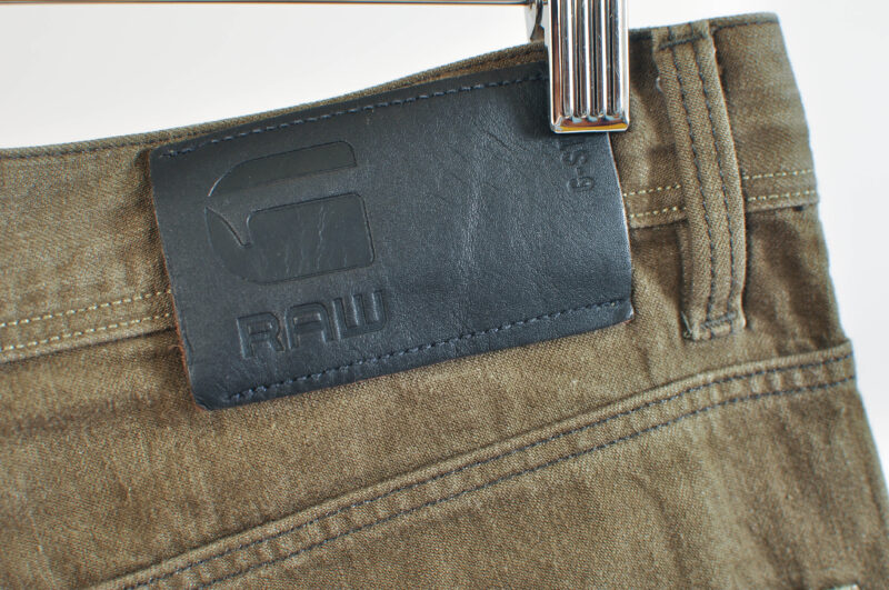 Vintage 00s G-Star Khaki Jeans Size 34/32 –  Y2K Streetwear - Image 6