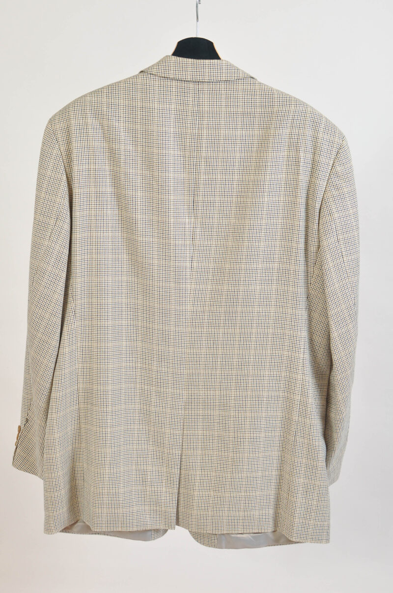 Vintage 90s Checkered Blazer | Atelier Torino | Size EU 56–58 - Image 6