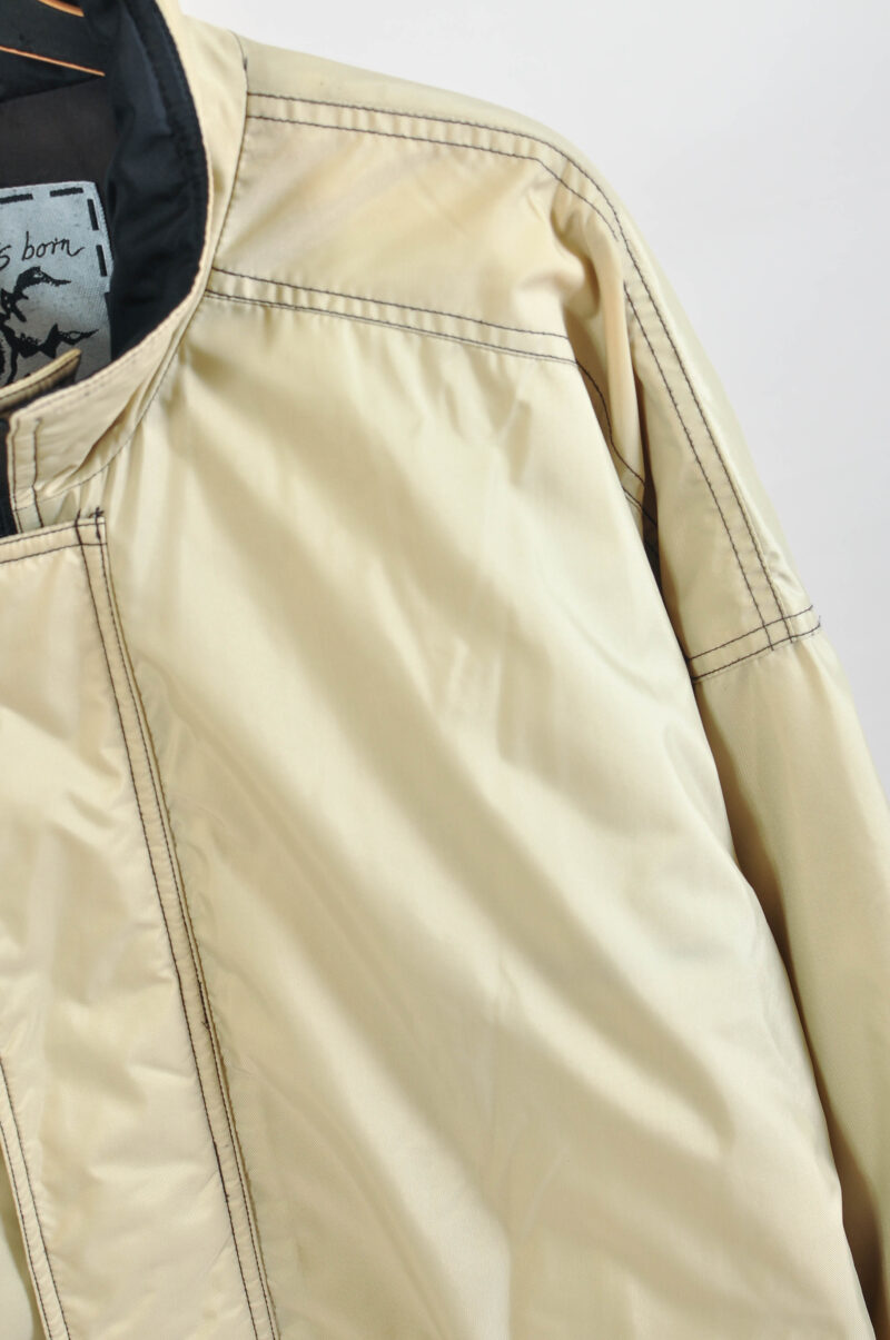 Vintage 90s Beige Windbreaker Jacket | Magic Venture | XL–XXL - Image 3