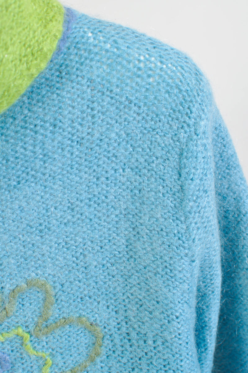 Vintage 00s Turtleneck Jumper | Espliego | Size M–L - Image 4