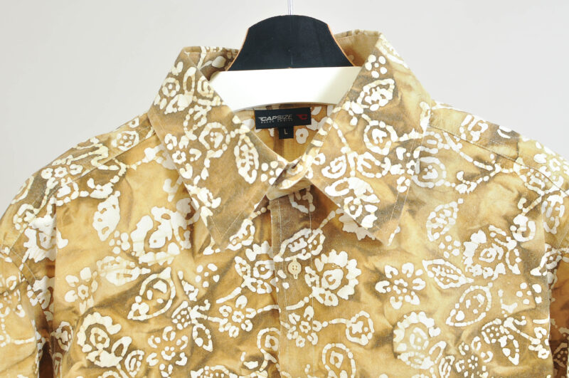Vintage 00s Abstract Print Shirt | Size L–XL | Retro Pattern - Image 3