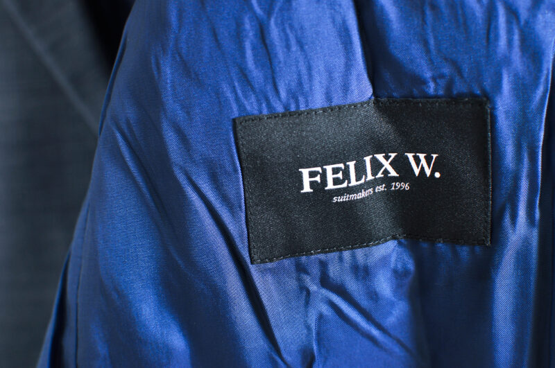Vintage 00s Felix W Suit | REDA 1865 Super130 Wool | UK 40–42 - Image 5