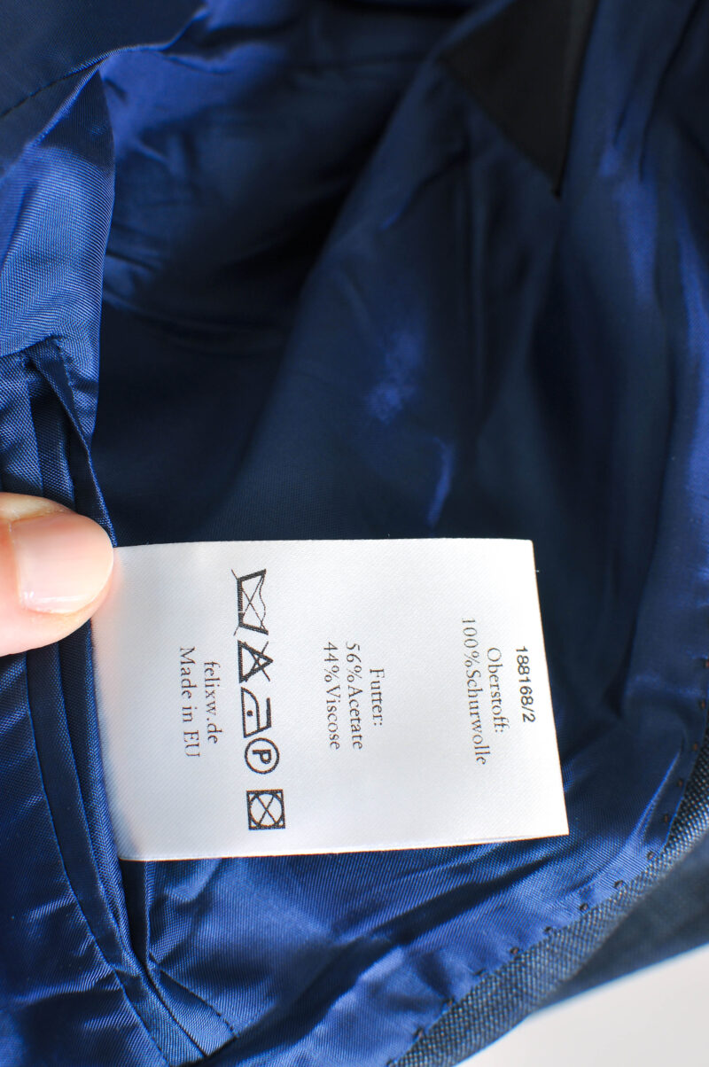 Vintage 00s Felix W Suit | REDA 1865 Super130 Wool | UK 40–42 - Image 7