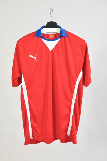 Vintage 00s Puma Sport Polo Shirt in Blue | M Size