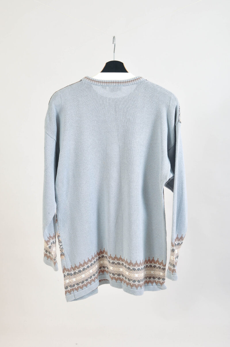 Vintage 90s Oversized Abstract Print Jumper – M - Image 5