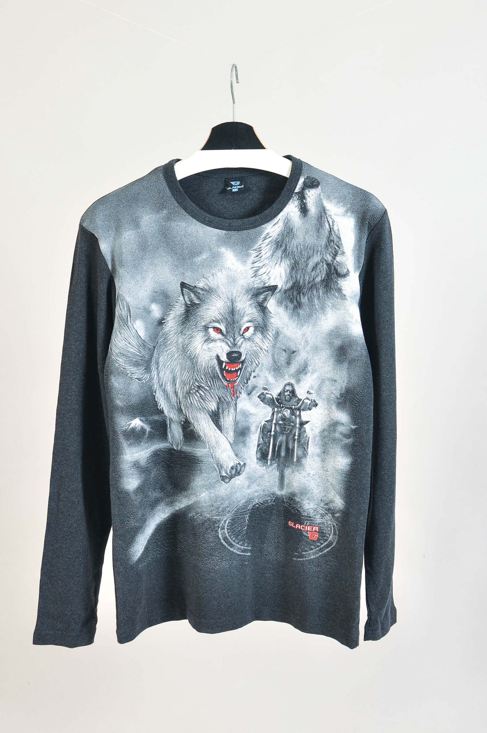 Vintage 00s Glacier Long Sleeve Graphic Tee – Size M