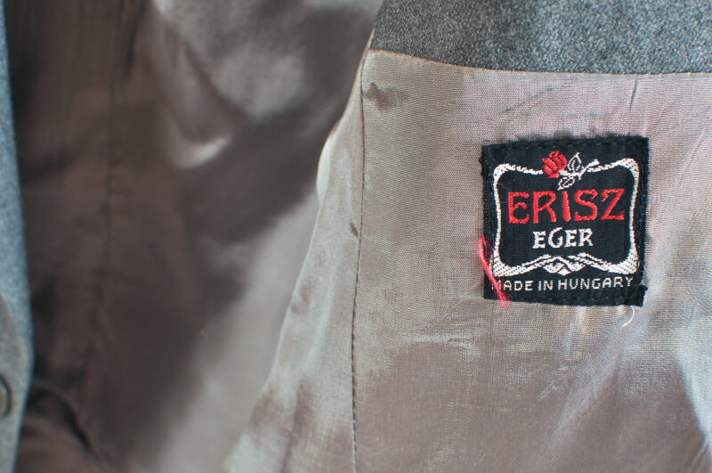 Vintage 90s Handmade Grey Blazer Jacket | Size 40 Fit - Image 5