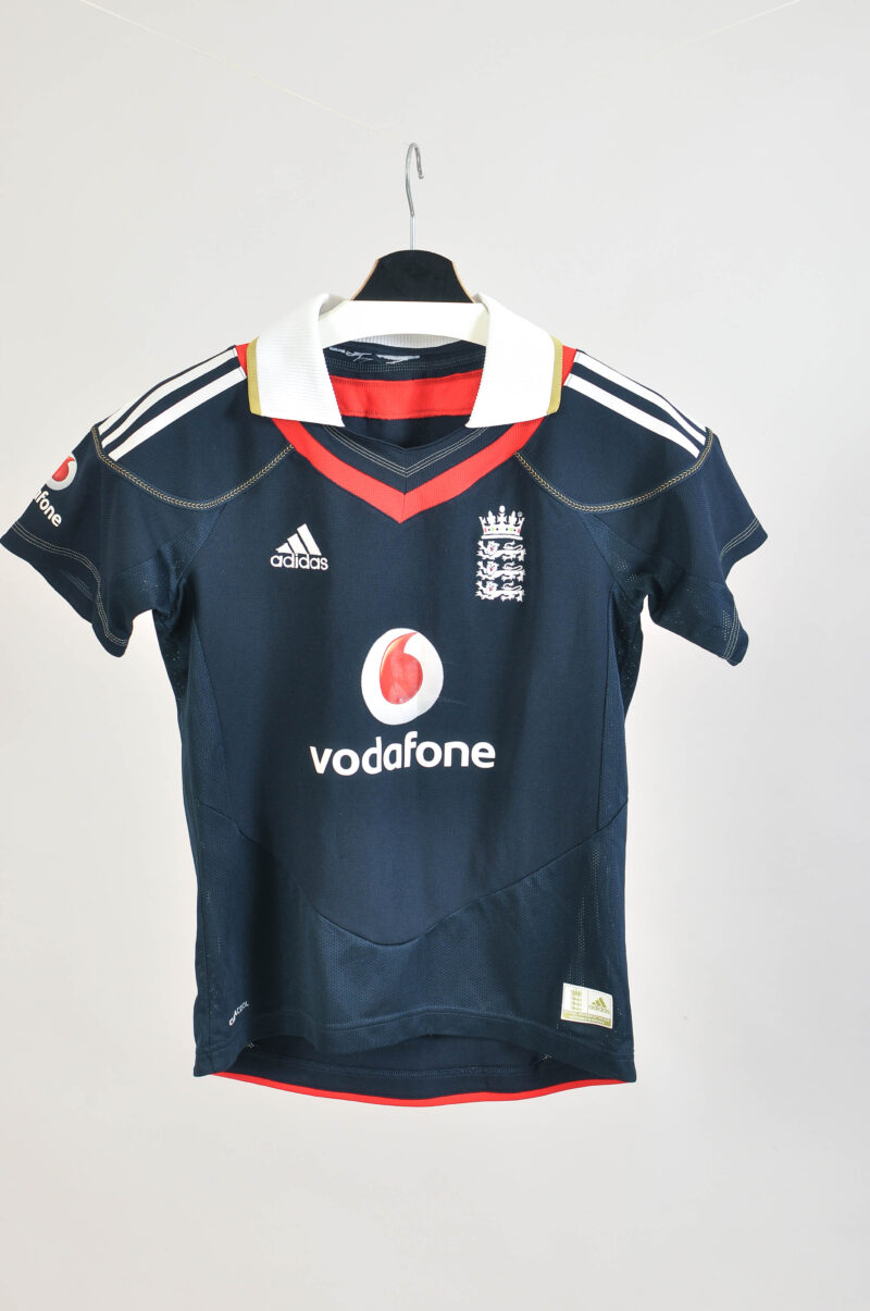 Vintage 00s England 2009/2010 Adidas Vodafone ODI Cricket Shirt – XS/S