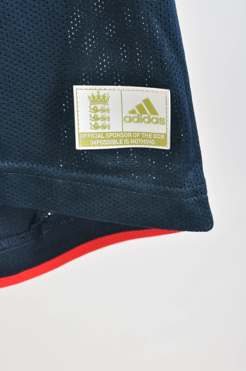 Vintage 00s England 2009/2010 Adidas Vodafone ODI Cricket Shirt – XS/S - Image 4