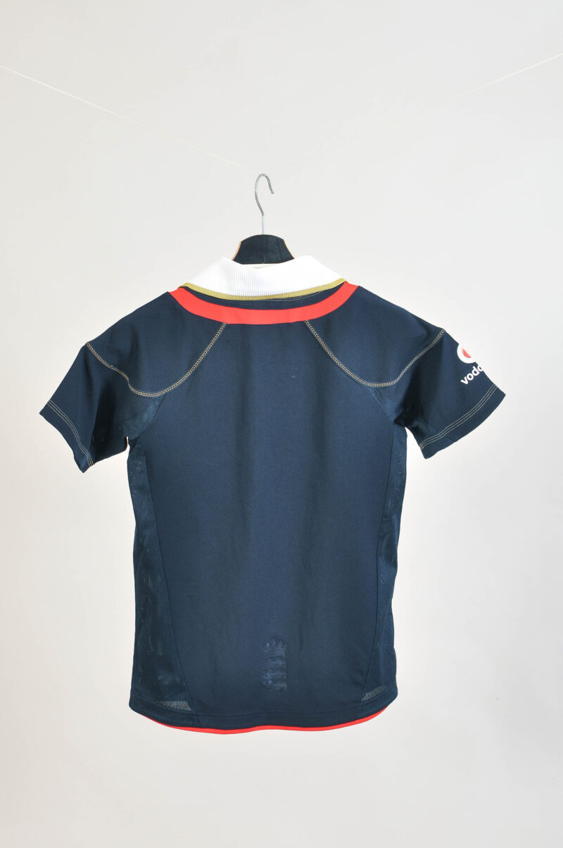 Vintage 00s England 2009/2010 Adidas Vodafone ODI Cricket Shirt – XS/S - Image 5