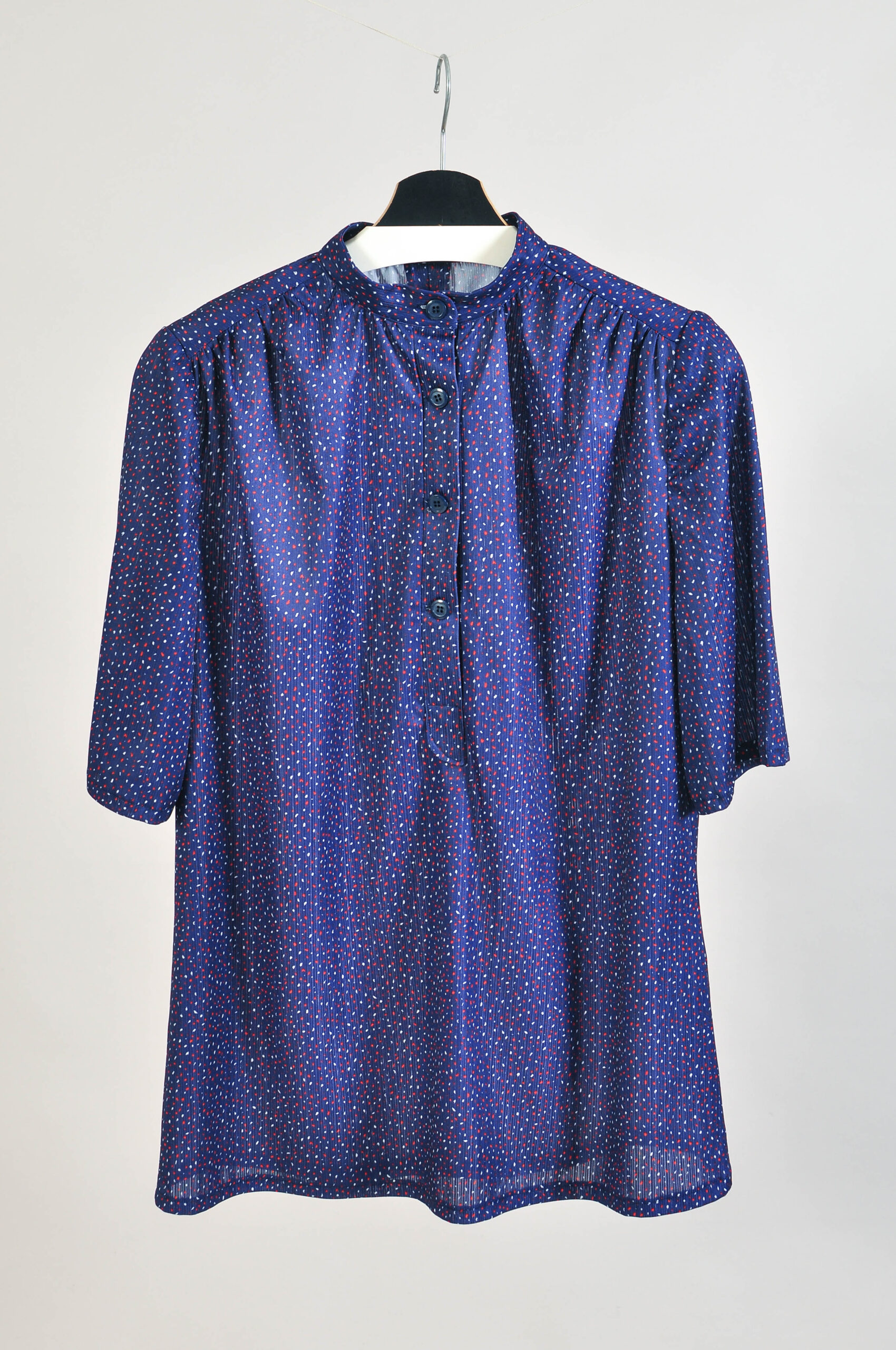 Vintage 70s Purple Blouse | Best Fits M