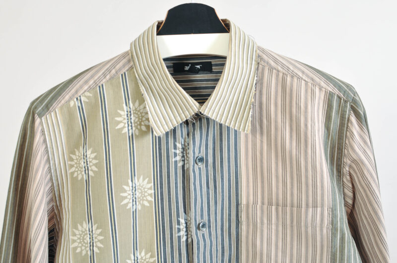 Vintage 00s Adam Abstract Print Shirt – Retro Y2K - Size L - Image 3