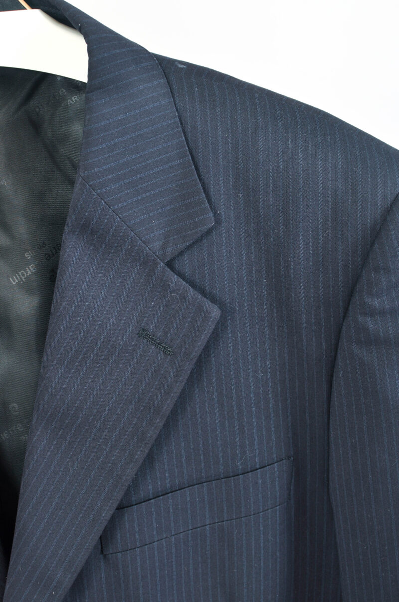 Vintage 90s Pierre Cardin Navy Striped Suit – Two-Piece - XL - Image 4