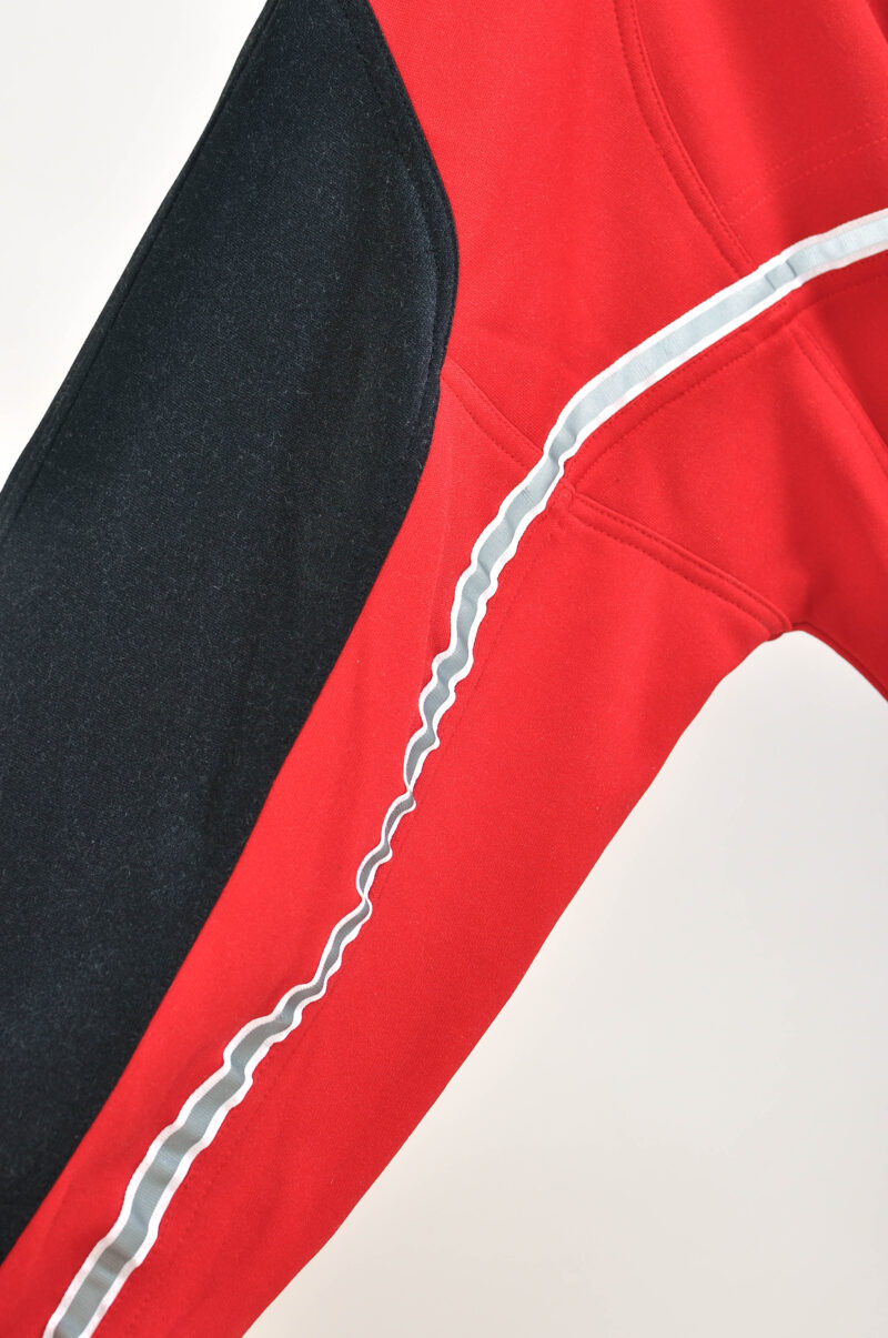 Vintage 00s Red Hummel Track Sweatshirt – Zip Up, Size M - Image 4