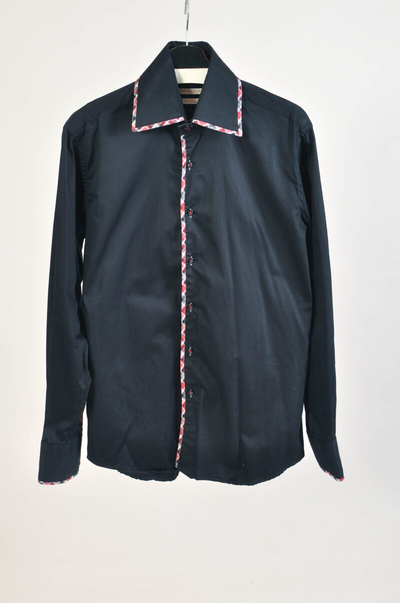 Vintage 00s Black Shirt – Stefano Conti, Size L