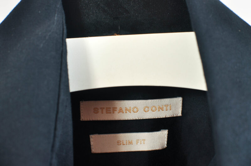 Vintage 00s Black Shirt – Stefano Conti, Size L - Image 4