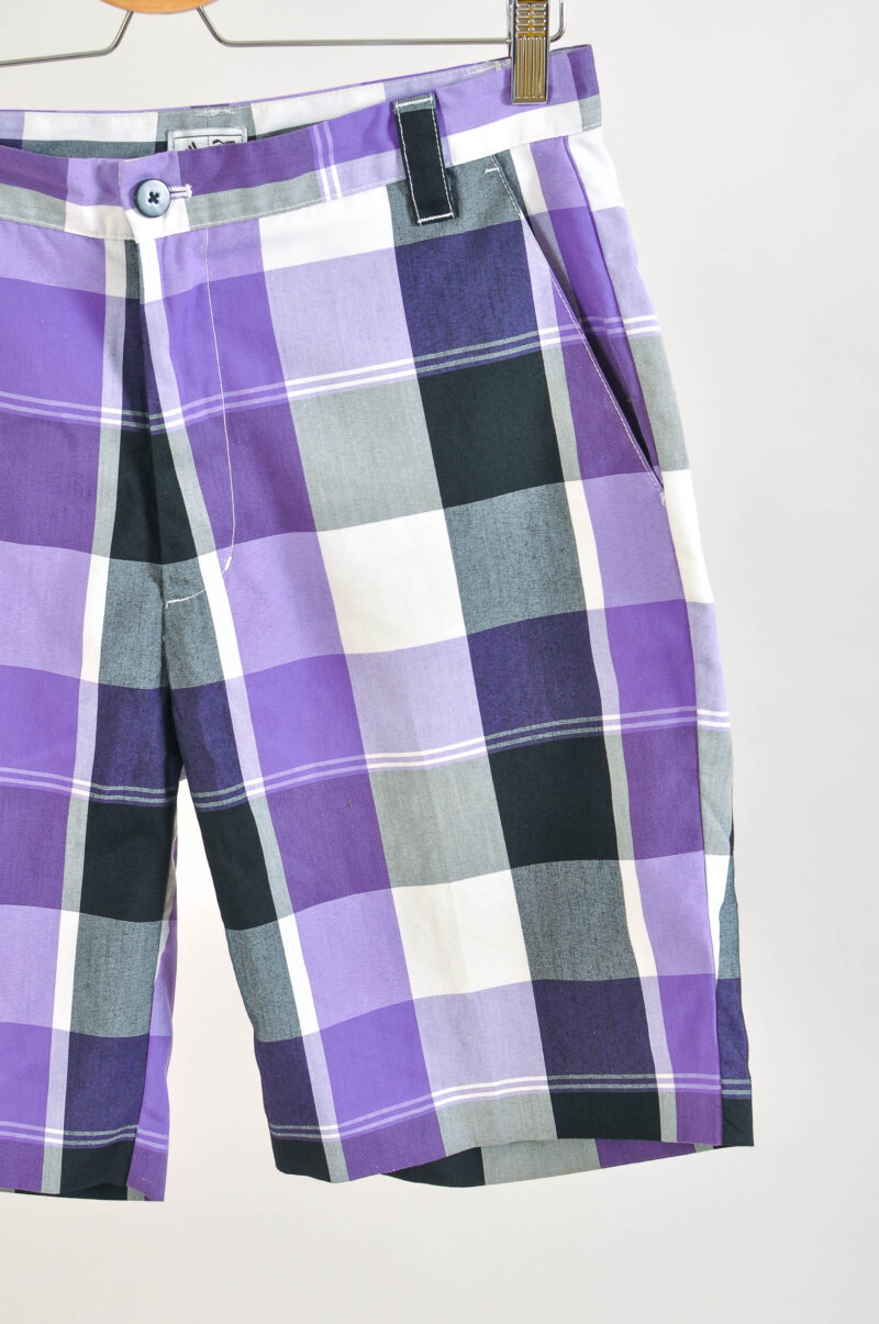 Vintage 00s Adidas Checkered Shorts – M - Image 3