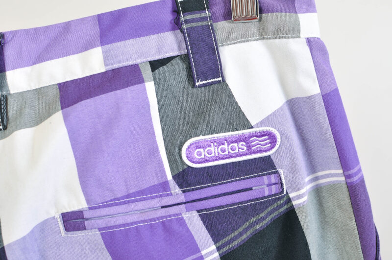 Vintage 00s Adidas Checkered Shorts – M - Image 5