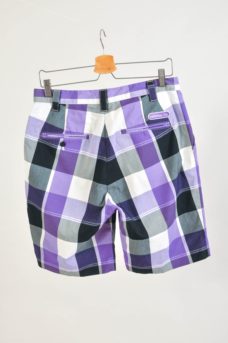Vintage 00s Adidas Checkered Shorts – M - Image 6