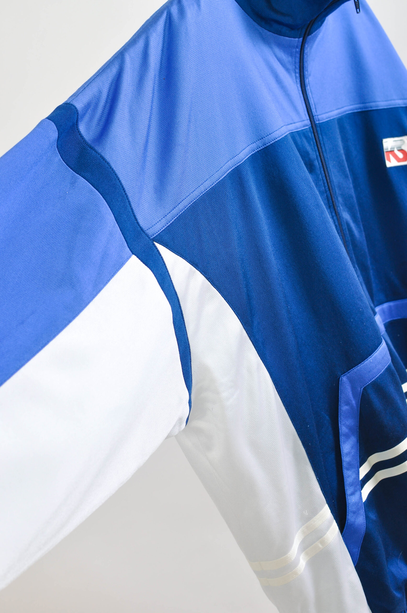 Vintage 90s Retro Zip Up Track Sweatshirt – XXL/XXXL KS Sport - Image 5