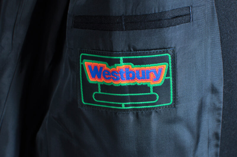 Vintage 90s Navy Wool Blazer Jacket by Westbury – Size 56 - Image 4