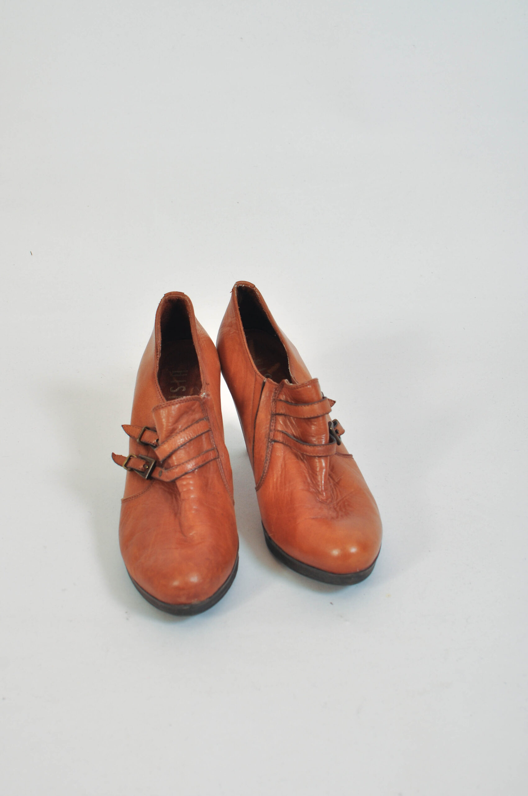 Vintage 00s Brown Leather Heels by Hispanitas – Size 41 - Image 4