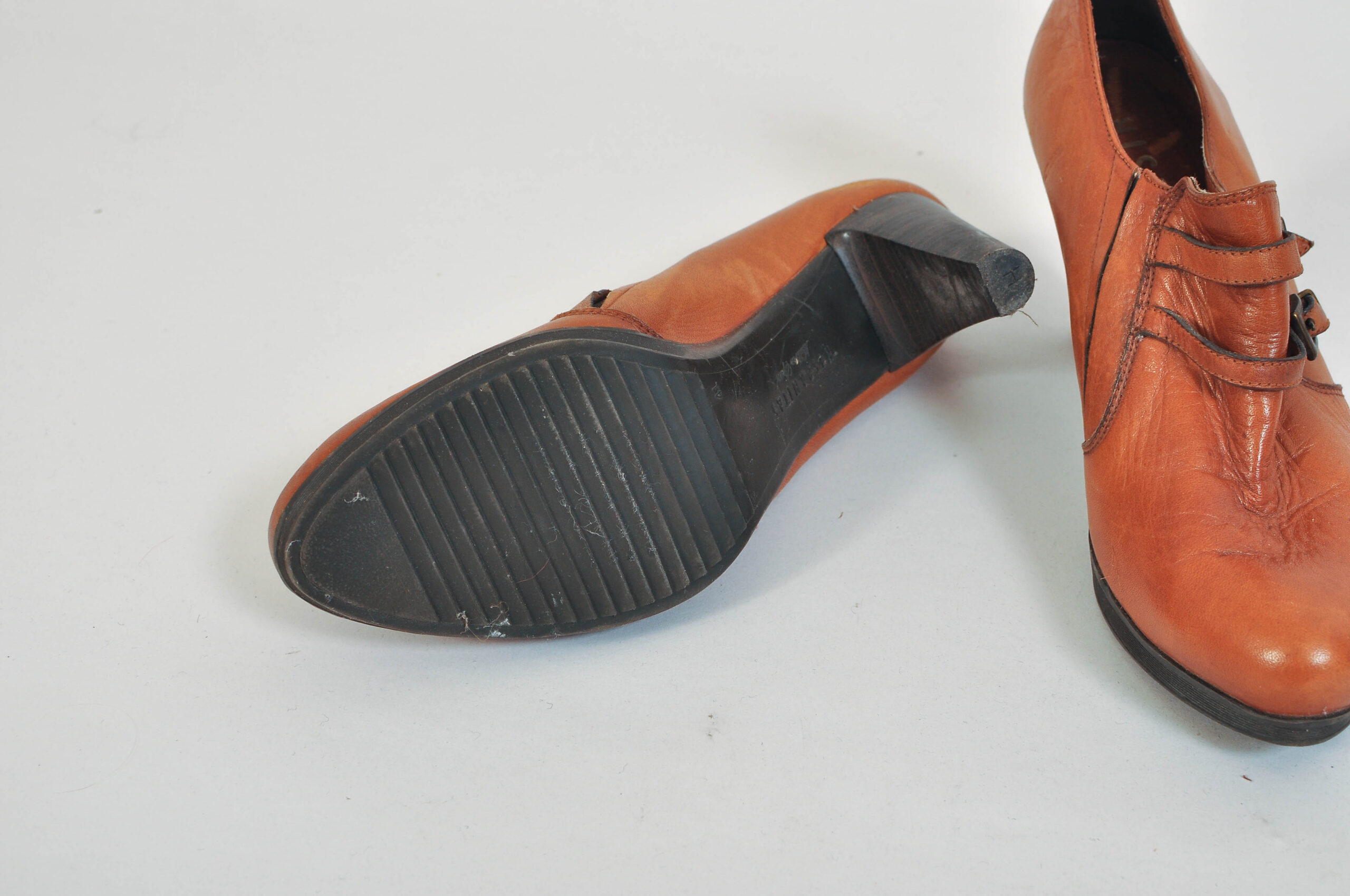 Vintage 00s Brown Leather Heels by Hispanitas – Size 41 - Image 5