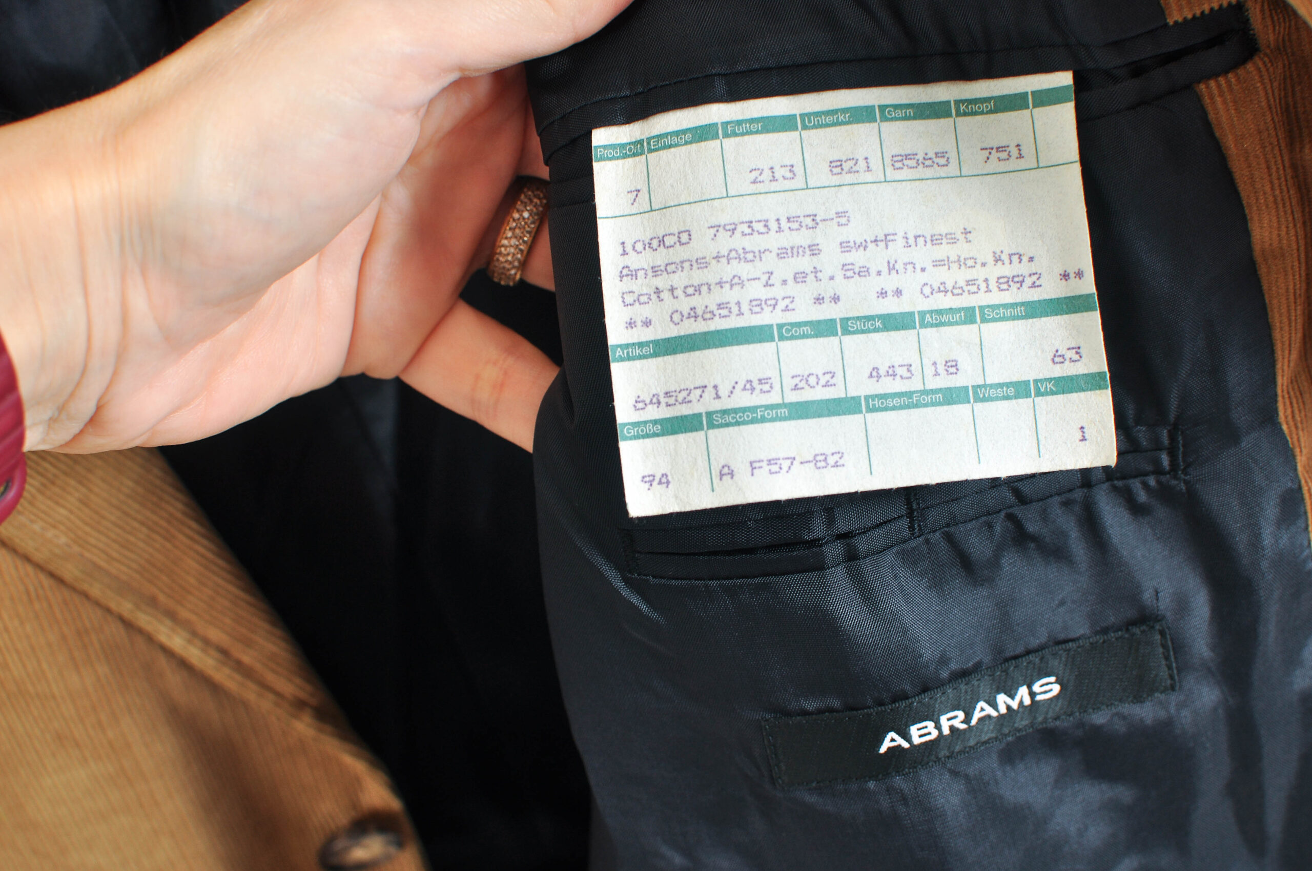 Vintage 00s Anson’s Corduroy Blazer Jacket – XL - Image 6