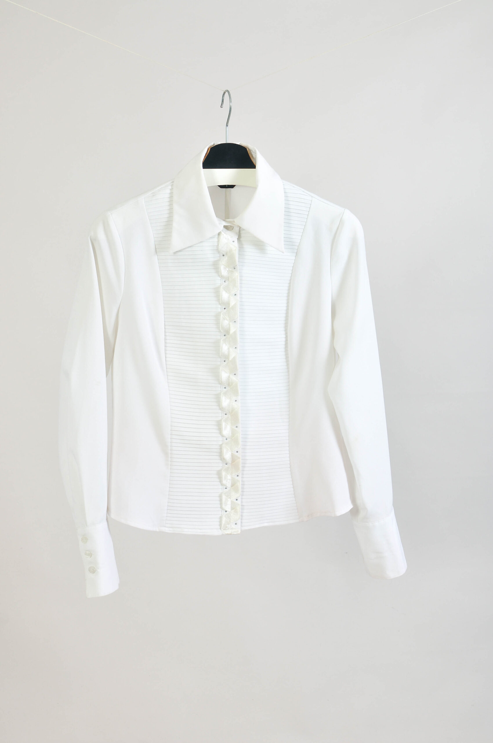Vintage 90s White Blouse | M