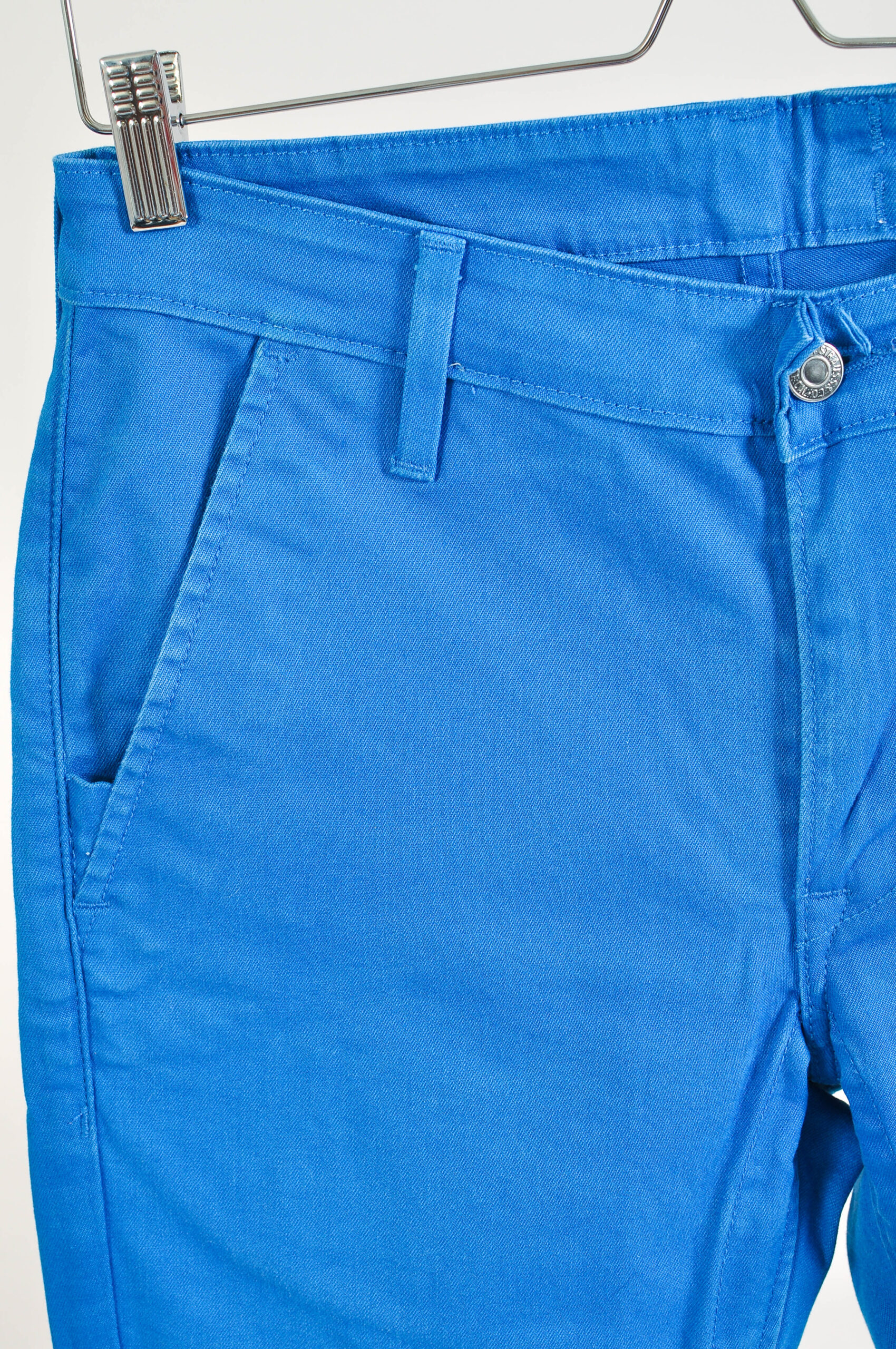 Vintage 00s Levi’s Blue Trousers | 31/32 Cotton Stretch - Image 3