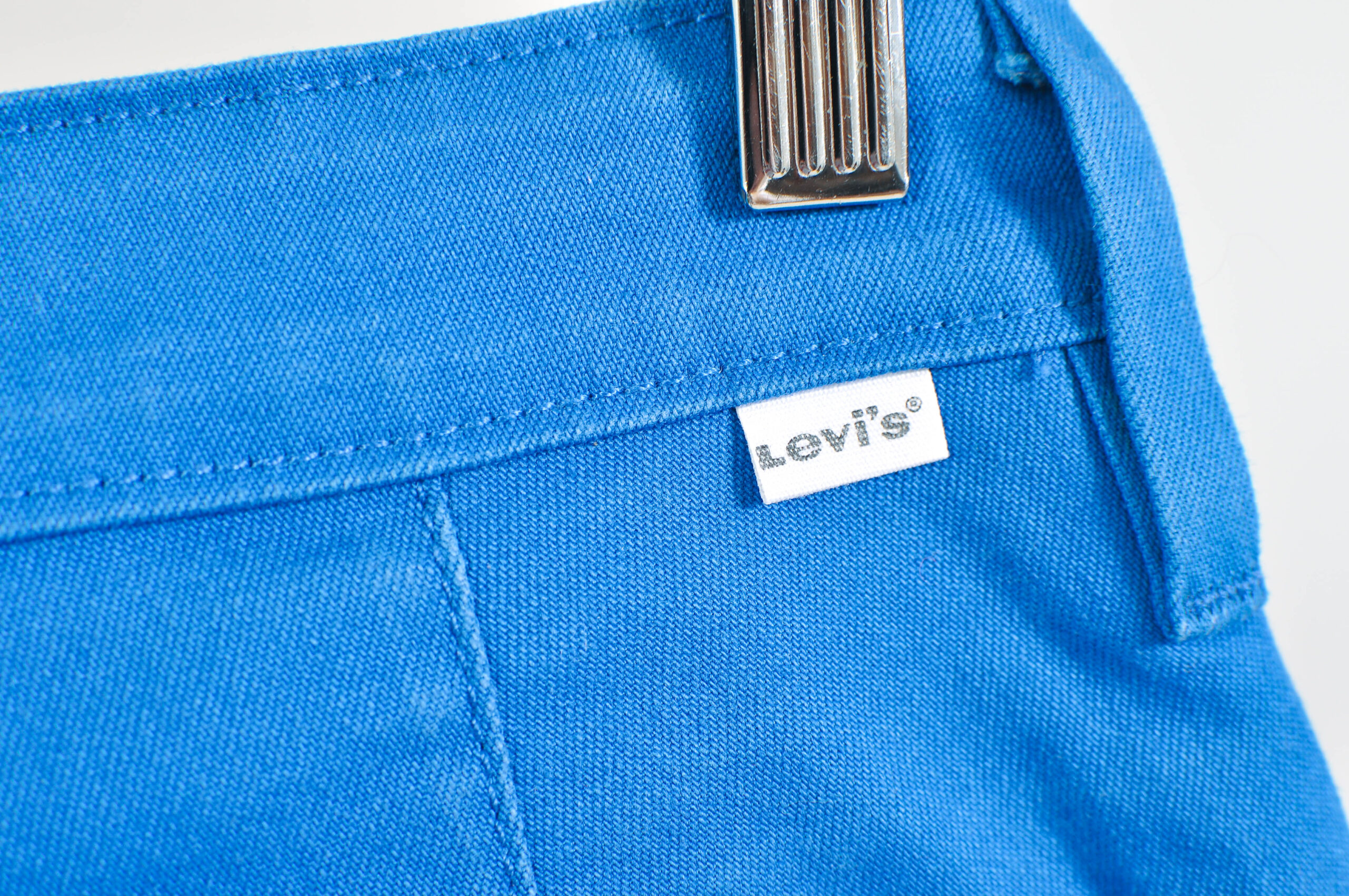 Vintage 00s Levi’s Blue Trousers | 31/32 Cotton Stretch - Image 5