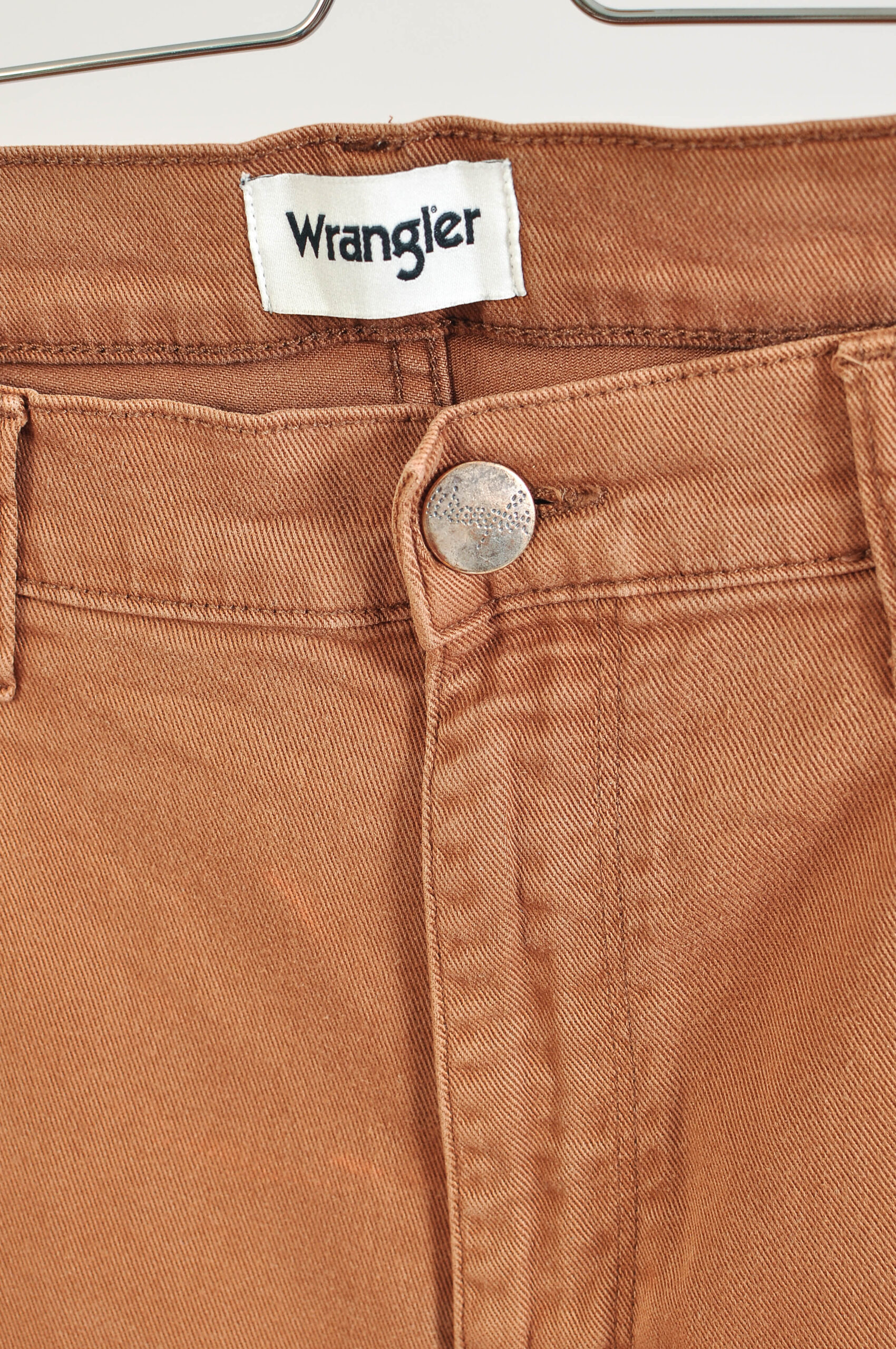 Vintage 00s Wrangler Brown Jeans | 36/34 Cotton Stretch - Image 4