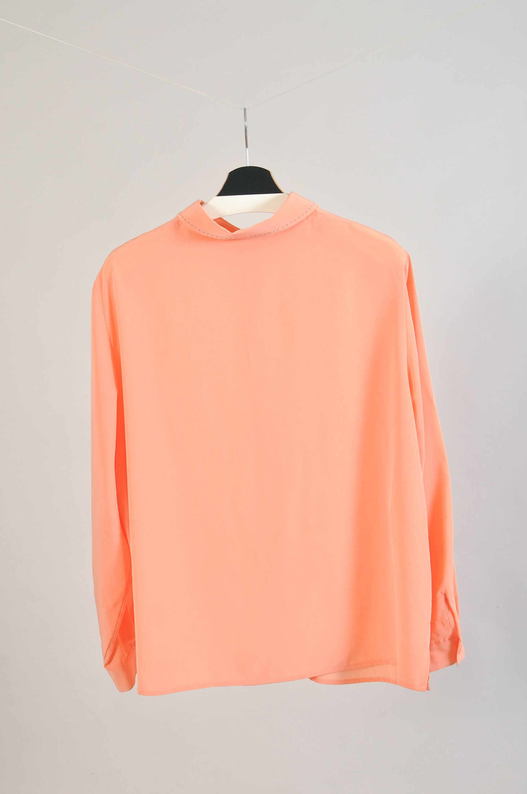 Vintage 90s Oversized Peach Blouse | Frankenwälder L/XL - Image 4