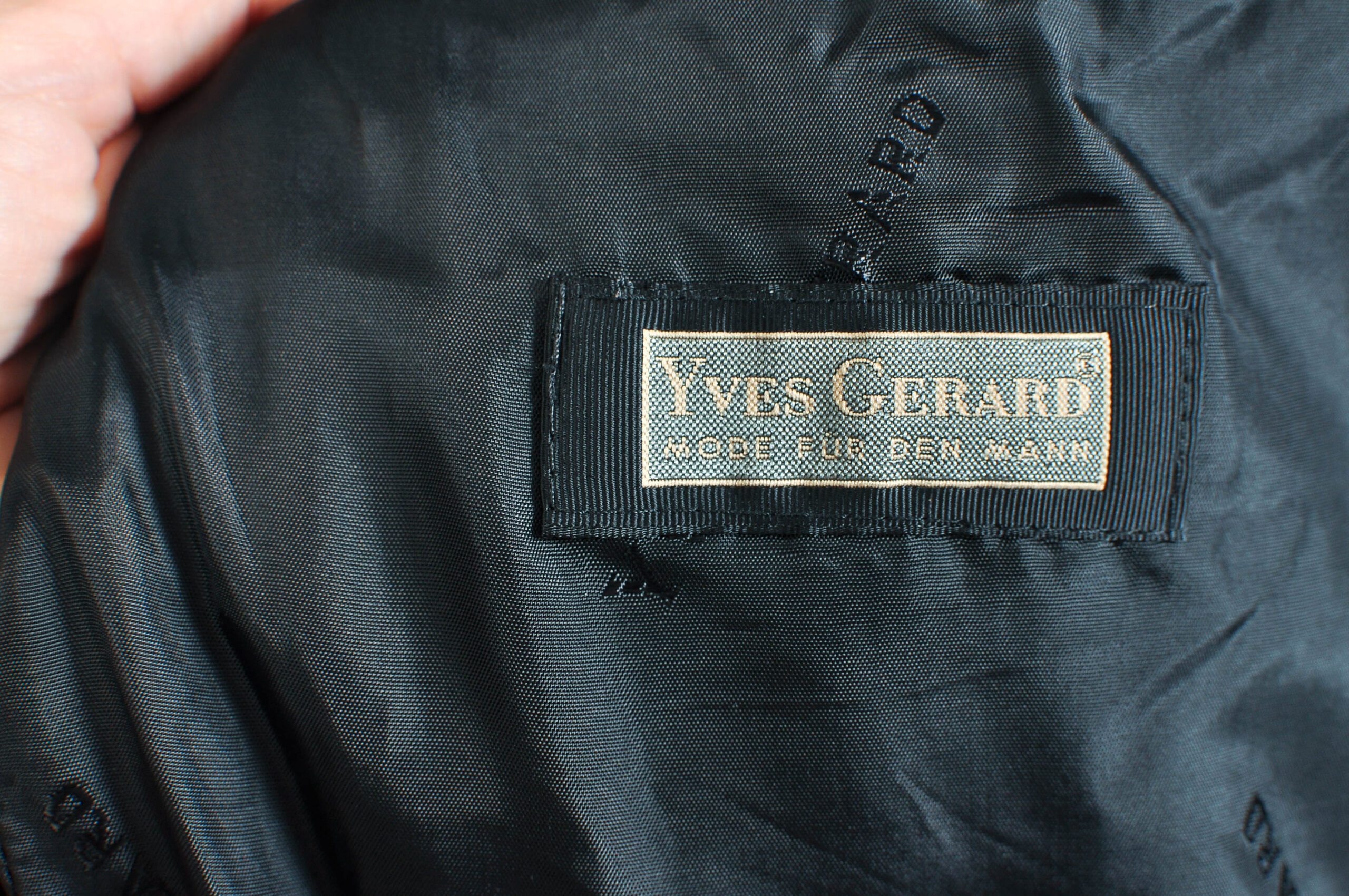 Vintage 90s Black & White Wool Blazer – Size 54 – - Image 5