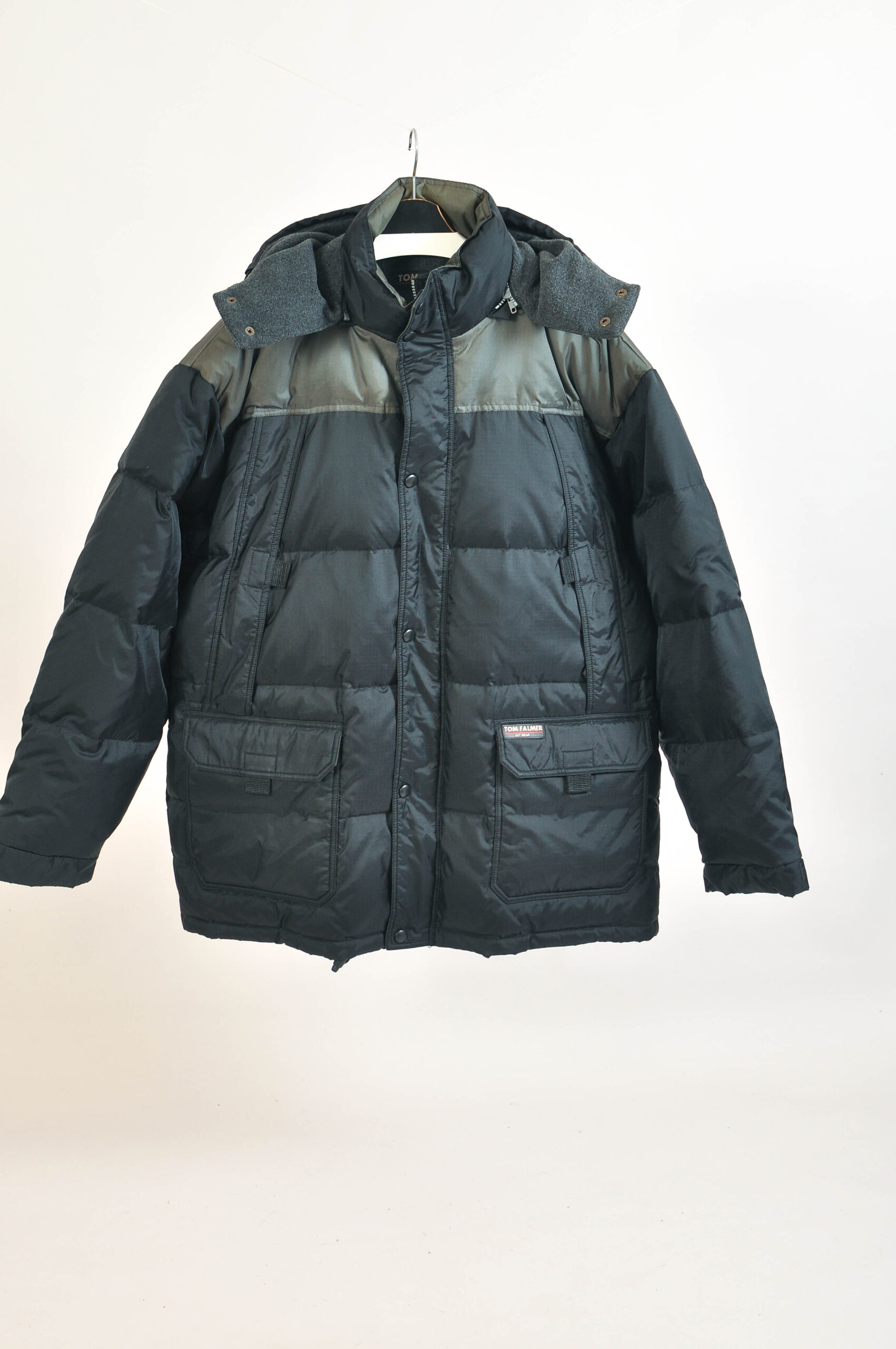 Vintage 00s Puffer Down & Feather Jacket | Tom Falmer XL