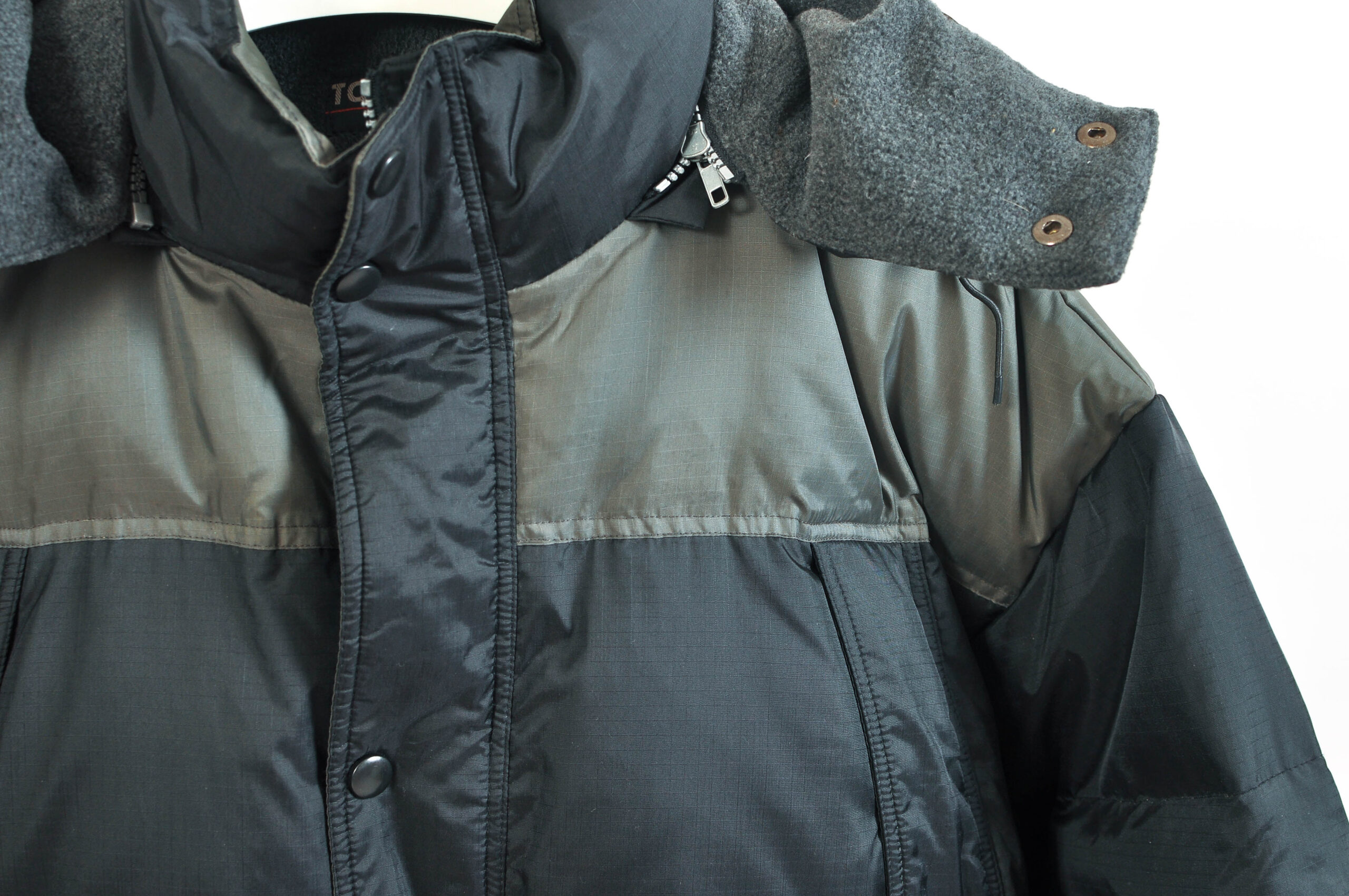 Vintage 00s Puffer Down & Feather Jacket | Tom Falmer XL - Image 4