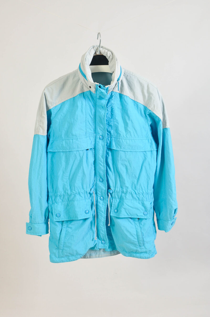 Vintage 90s Shell Windbreaker Jacket – Size 38
