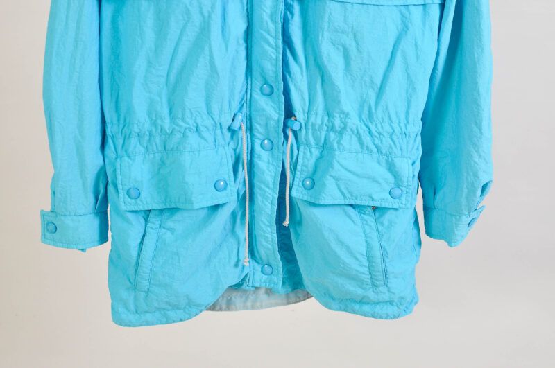 Vintage 90s Shell Windbreaker Jacket – Size 38 - Image 4