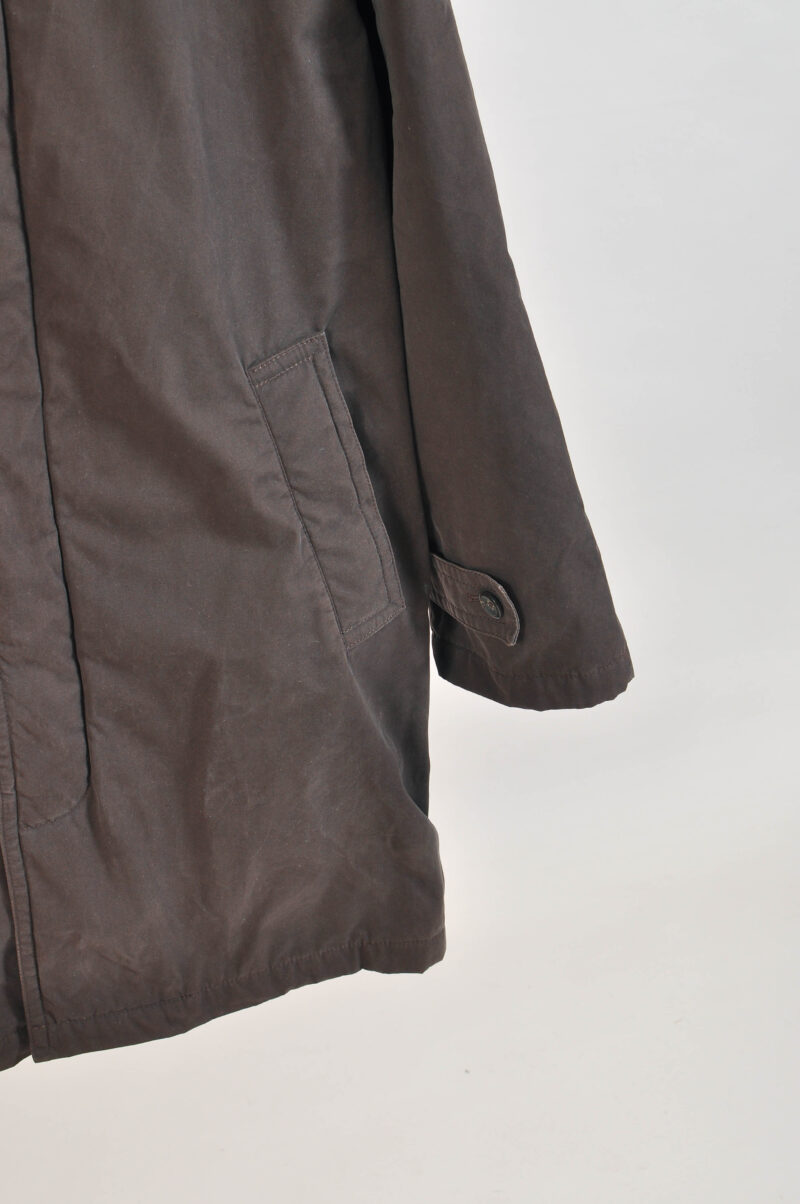 Vintage 00s Dark Brown Lined Mac Coat – Size 2XL - Image 5