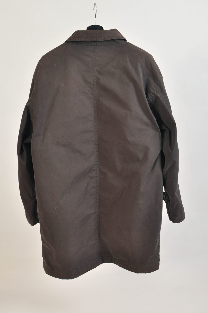 Vintage 00s Dark Brown Lined Mac Coat – Size 2XL - Image 6