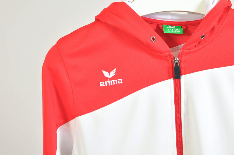 Vintage 00s Erima Hoodie Track Sweatshirt – 40/42 - - Image 3